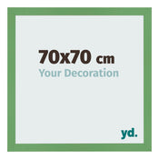 Bilderrahmen 70x70 cm Grun MDF Bologna Vorne Messe | Yourdecoration.de
