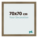 Bilderrahmen 70x70cm Bronze Dekor MDF Bologna Vorne Messe | Yourdecoration.de