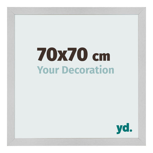 Bilderrahmen 70x70cm Edelstahl MDF Bologna Vorne Messe | Yourdecoration.de