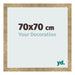 Bilderrahmen 70x70cm Gold Antik MDF Bologna Vorne Messe | Yourdecoration.de