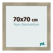 Bilderrahmen 70x70cm Gold Vintage MDF Pisa Vorne Messe | Yourdecoration.de