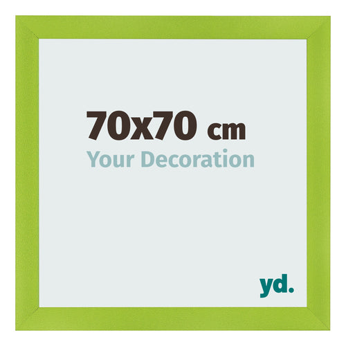Bilderrahmen 70x70cm Grün MDF Pisa Vorne Messe | Yourdecoration.de