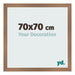Bilderrahmen 70x70cm Kupfer Dekor MDF Bologna Vorne Messe | Yourdecoration.de
