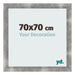 Bilderrahmen 70x70cm Metall Vintage MDF Pisa Vorne Messe | Yourdecoration.de