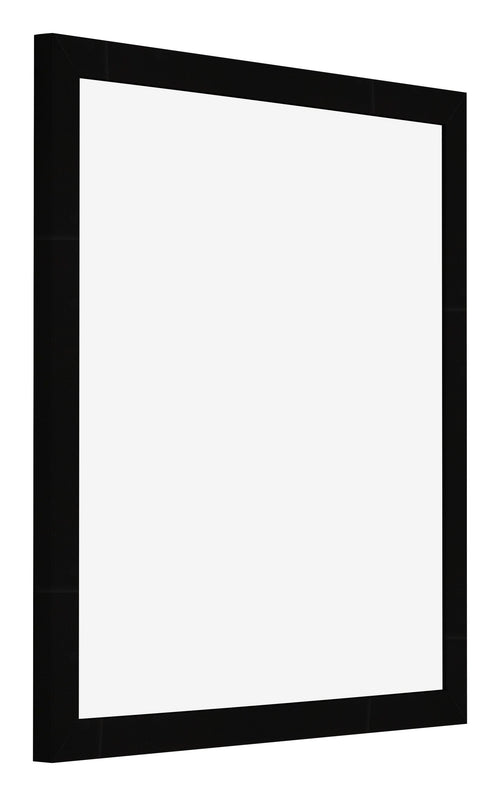 Bilderrahmen 70x70cm Schwarz Hochglanz MDF Bologna Vorne Schrag | Yourdecoration.de