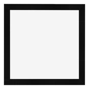 Bilderrahmen 70x70cm Schwarz Silber Poliert MDF Pisa Vorne | Yourdecoration.de