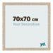 Bilderrahmen 70x70cm Sonoma Eiche MDF Bologna Vorne Messe | Yourdecoration.de