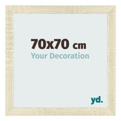 Bilderrahmen 70x70cm Sonoma Eiche MDF Pisa Vorne Messe | Yourdecoration.de