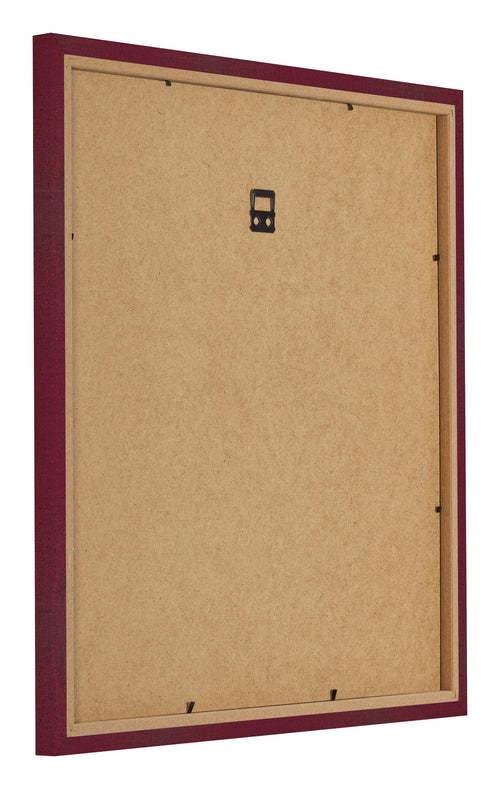 Bilderrahmen 70x70cm Weinrot Gewischt MDF Bologna Ruckseite Schrag | Yourdecoration.de