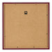 Bilderrahmen 70x70cm Weinrot Gewischt MDF Bologna Ruckseite | Yourdecoration.de