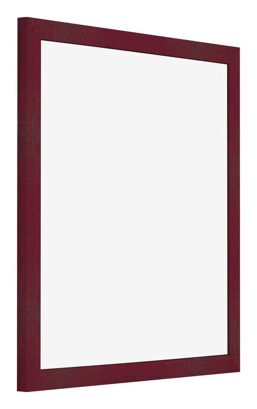Bilderrahmen 70x70cm Weinrot Gewischt MDF Bologna Vorne Schrag | Yourdecoration.de