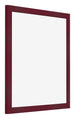 Bilderrahmen 70x70cm Weinrot Gewischt MDF Bologna Vorne Schrag | Yourdecoration.de