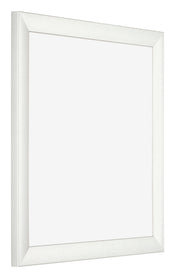 Bilderrahmen 70x70cm Weiß Vintage MDF Pisa Vorne Schrag | Yourdecoration.de