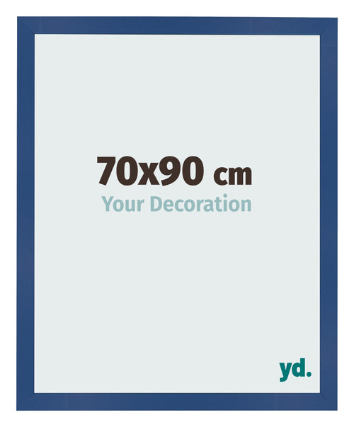 Bilderrahmen 70x90 cm Dunkelblau MDF Bologna Vorne Messe | Yourdecoration.de