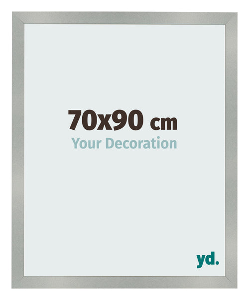 Bilderrahmen 70x90cm Aluminium Gebürstet MDF Bologna Vorne Messe | Yourdecoration.de