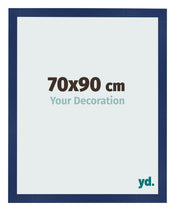 Bilderrahmen 70x90cm Dunkelblau Gewischt MDF Bologna Vorne Messe | Yourdecoration.de