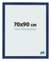Bilderrahmen 70x90cm Dunkelblau Gewischt MDF Bologna Vorne Messe | Yourdecoration.de