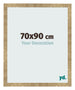 Bilderrahmen 70x90cm Gold Antik MDF Bologna Vorne Messe | Yourdecoration.de