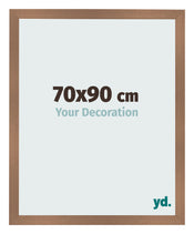 Bilderrahmen 70x90cm Kupfer Dekor MDF Bologna Vorne Messe | Yourdecoration.de