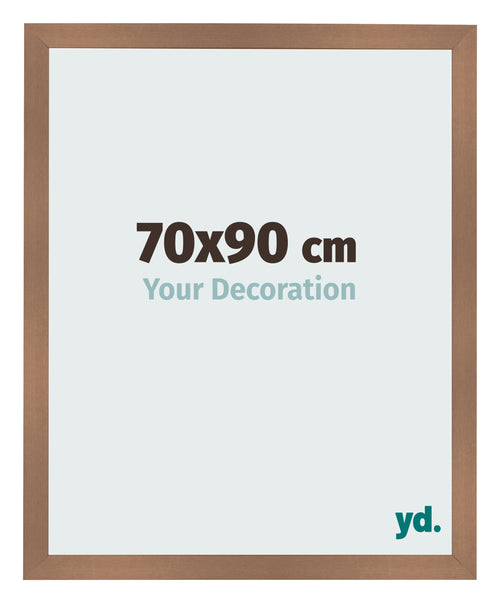 Bilderrahmen 70x90cm Kupfer Dekor MDF Bologna Vorne Messe | Yourdecoration.de