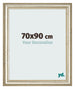 Bilderrahmen 70x90cm Metallglanz MDF Lazio Vorne Messe | Yourdecoration.de