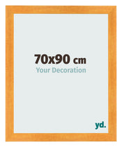 Bilderrahmen 70x90cm Orange MDF Pisa Vorne Messe | Yourdecoration.de