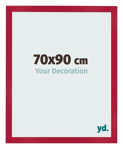 Bilderrahmen 70x90cm Rot MDF Bologna Vorne Messe | Yourdecoration.de