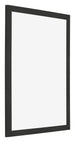 Bilderrahmen 70x90cm Schwarz Gemasert MDF Bologna Vorne Schrag | Yourdecoration.de
