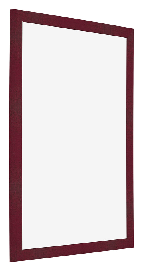 Bilderrahmen 70x90cm Weinrot Gewischt MDF Bologna Vorne Schrag | Yourdecoration.de