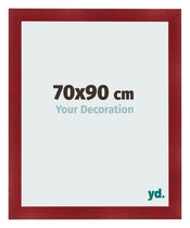 Bilderrahmen 70x90cm Weinrot Gewischt MDF Pisa Vorne Messe | Yourdecoration.de