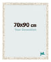 Bilderrahmen 70x90cm Weiß Vintage MDF Bologna Vorne Messe | Yourdecoration.de