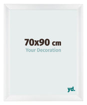 Bilderrahmen 70x90cm Weiß Vintage MDF Pisa Vorne Messe | Yourdecoration.de