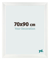 Bilderrahmen 70x90cm Weiß Vintage MDF Pisa Vorne Messe | Yourdecoration.de