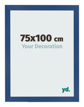 Bilderrahmen 75x100 cm Dunkelblau MDF Bologna Vorne Messe | Yourdecoration.de