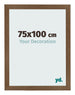 Bilderrahmen 75x100 cm Eiche Rustikal MDF Bologna Vorne Messe | Yourdecoration.de
