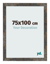 Bilderrahmen 75x100 cm Oxidiertes Metall MDF Bologna Vorne Messe | Yourdecoration.de