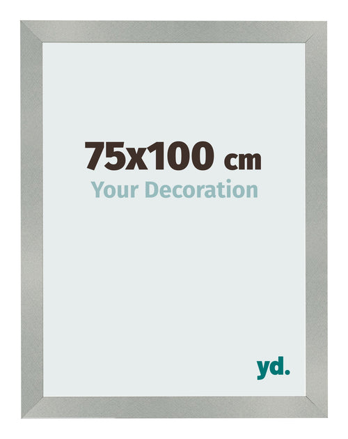 Bilderrahmen 75x100cm Aluminium Gebürstet MDF Bologna Vorne Messe | Yourdecoration.de