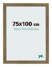 Bilderrahmen 75x100cm Bronze Dekor MDF Bologna Vorne Messe | Yourdecoration.de