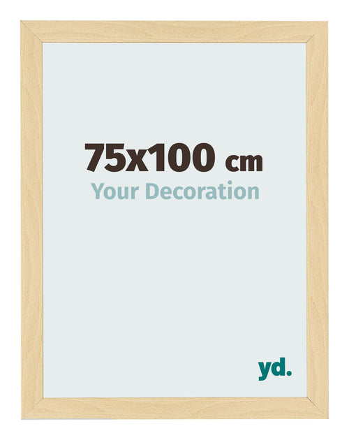Bilderrahmen 75x100cm Buche Dekor MDF Bologna Vorne Messe | Yourdecoration.de