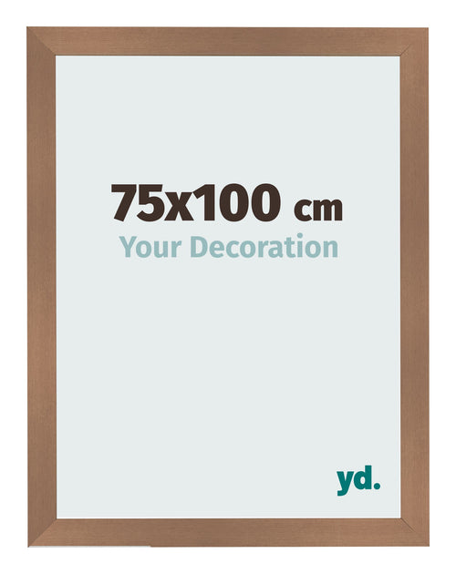 Bilderrahmen 75x100cm Kupfer Dekor MDF Bologna Vorne Messe | Yourdecoration.de