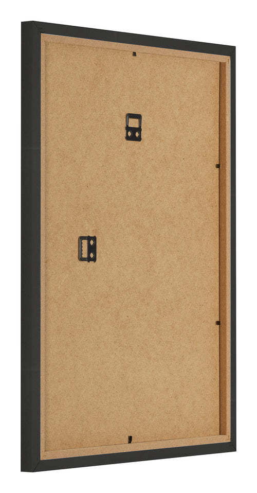 Bilderrahmen 75x100cm Schwarz Gemasert MDF Bologna Ruckseite Schrag | Yourdecoration.de
