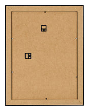 Bilderrahmen 75x100cm Schwarz Silber Poliert MDF Pisa Ruckseite | Yourdecoration.de