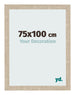 Bilderrahmen 75x100cm Sonoma Eiche MDF Bologna Vorne Messe | Yourdecoration.de