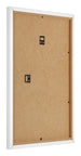 Bilderrahmen 75x100cm Weiss Hochglanz MDF Bologna Ruckseite Schrag | Yourdecoration.de