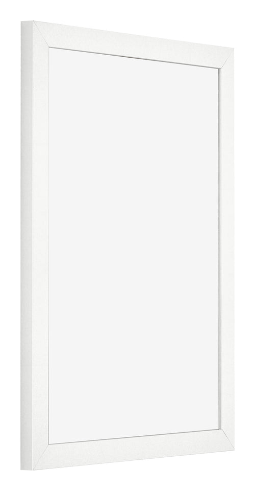 Bilderrahmen 75x100cm Weiss Hochglanz MDF Bologna Vorne Schrag | Yourdecoration.de