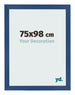 Bilderrahmen 75x98 cm Dunkelblau MDF Bologna Vorne Messe | Yourdecoration.de