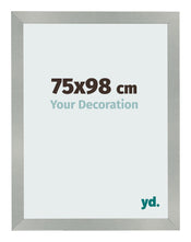 Bilderrahmen 75x98cm Aluminium Gebürstet MDF Bologna Vorne Messe | Yourdecoration.de