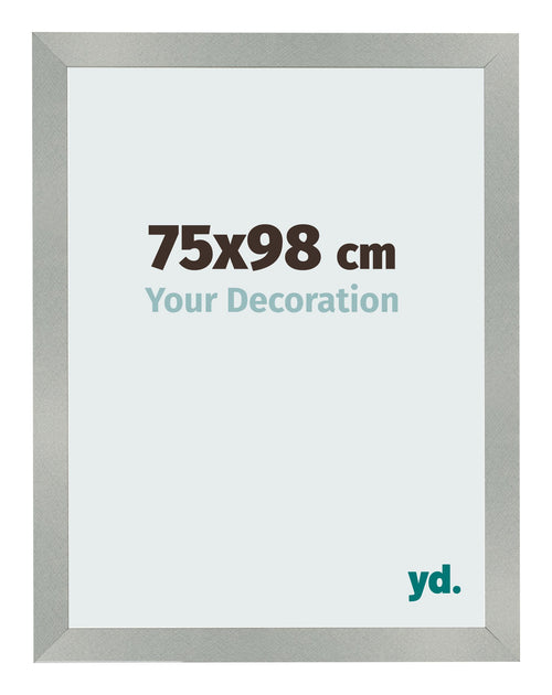 Bilderrahmen 75x98cm Aluminium Gebürstet MDF Bologna Vorne Messe | Yourdecoration.de
