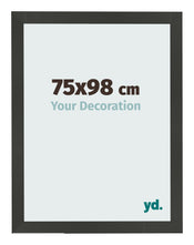 Bilderrahmen 75x98cm Antrazit MDF Bologna Vorne Messe | Yourdecoration.de