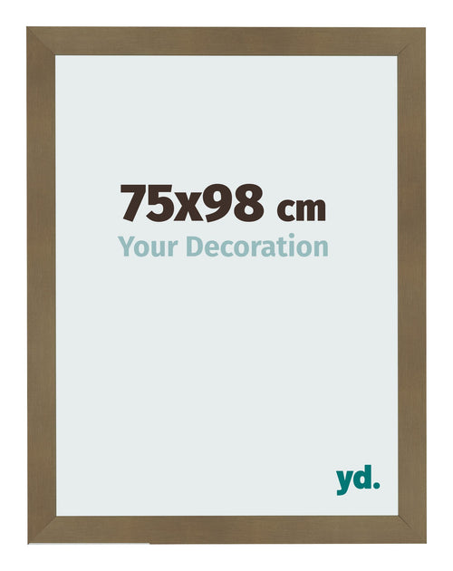 Bilderrahmen 75x98cm Bronze Dekor MDF Bologna Vorne Messe | Yourdecoration.de